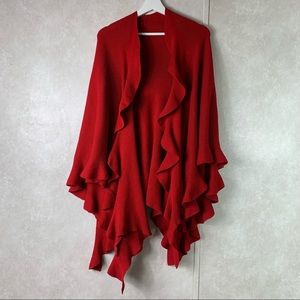 Coldwater Creek waterfall shawl shrug